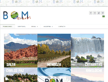 Tablet Screenshot of bomtravel.com